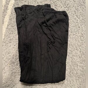 NWT Black linen H&M low-rise pants